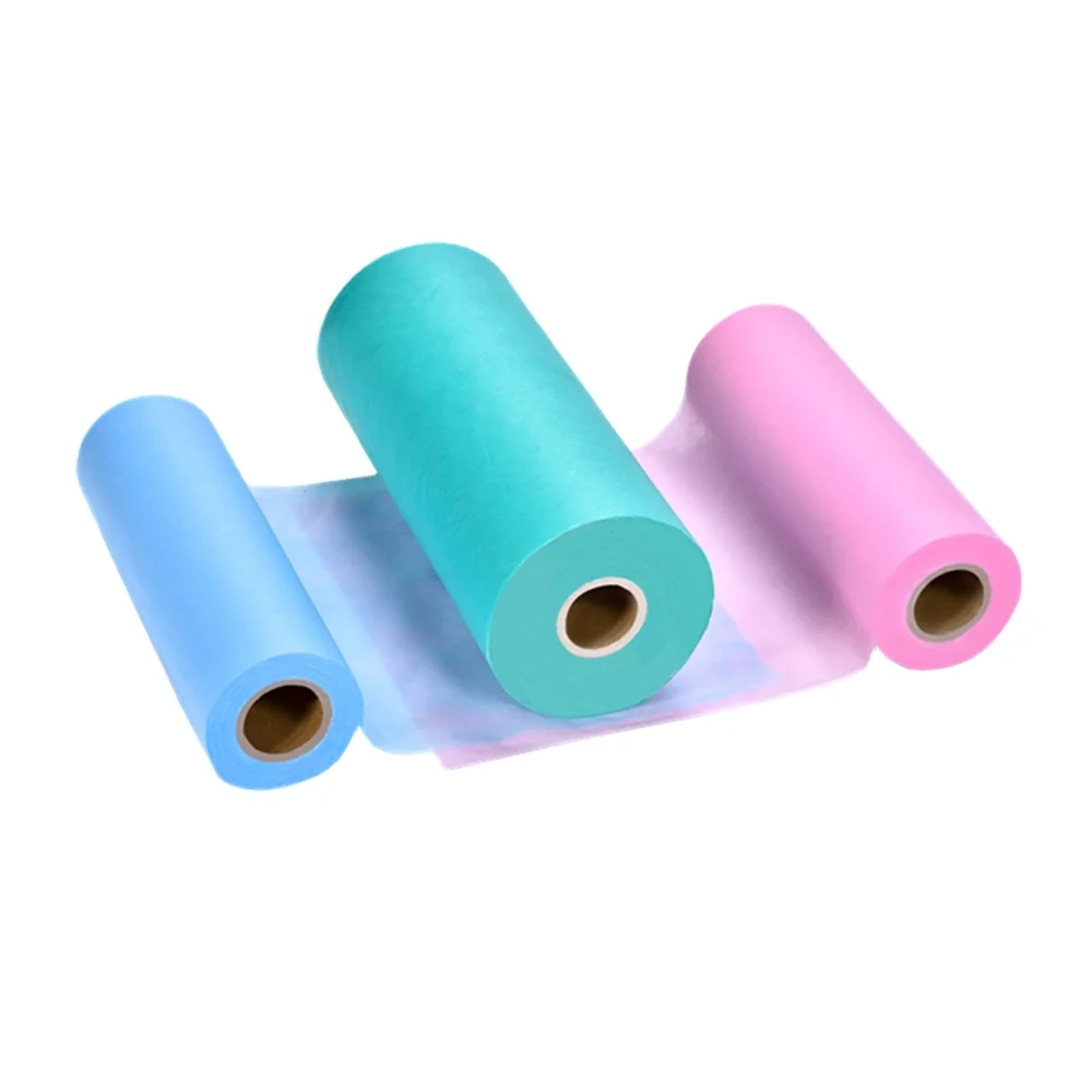 Hospital Non Woven Fabric For Bedsheet  PP Nonwoven Fabric Medical Disposable Bed Sheet In Roll