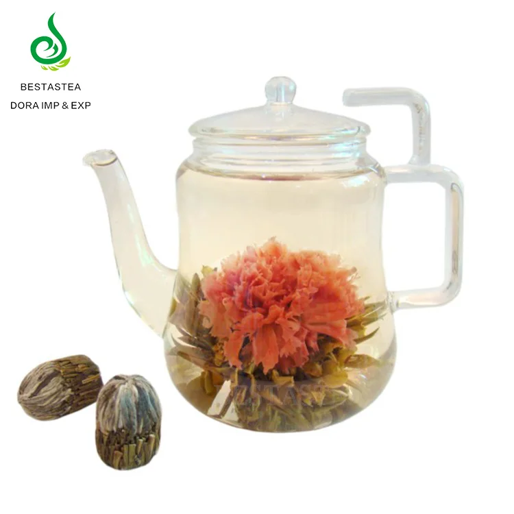 Chinese Handmade blooming tea balls Marigold flowering tea chinese green tea brands