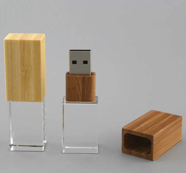 Wholesale Bulk Laser Engravable 4GB 8GB 16GB 32GB Mini Wooden usb pendrive Wood case USB stick U Disk Wood Box USB Flash Drives