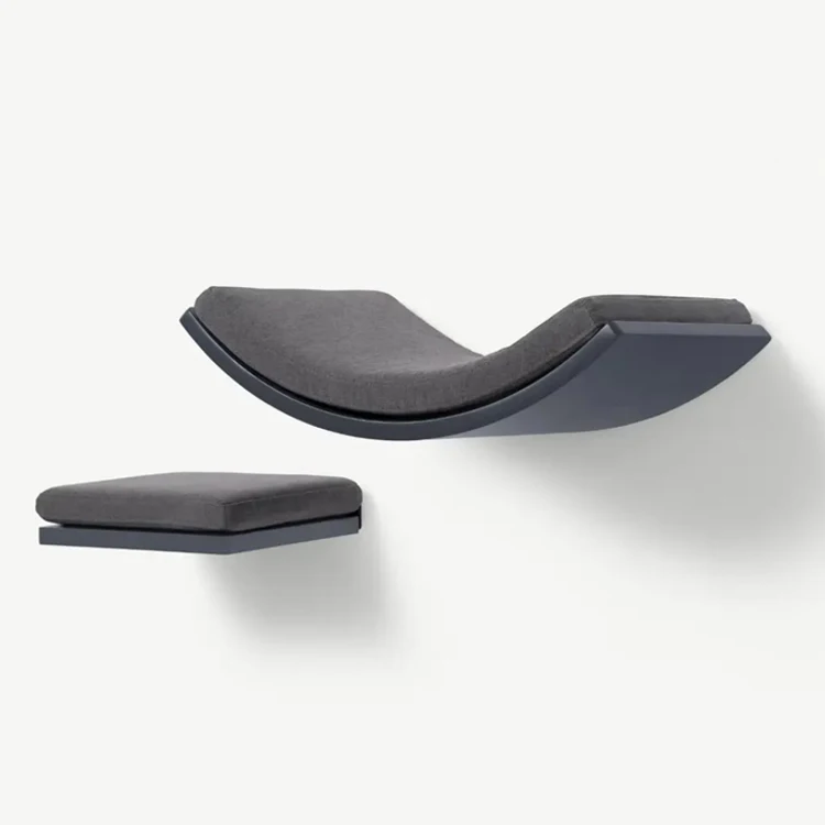 Interactive Curved Wooden Kitty Wood Shelf Cat Furniture Wall Mounted Cat Bed