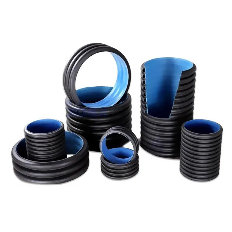 Inch HDPE Double Wall Corrugated Drainage Pipe For Underground Sewer Drainage Pipe