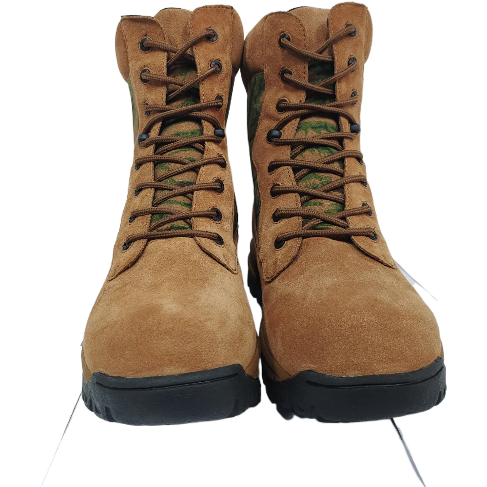 Summer Breathable Jungle Camouflage High Top Zipper Work Boots Training Tactical Desert Boots Mountaineering Training Boots