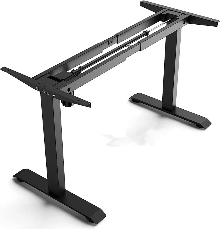 Dual Motor Electric Sit Stand Motorized Adjustable Height Desk Leg Office Furniture Modern Metal Iron Accept OEM  20mm/s