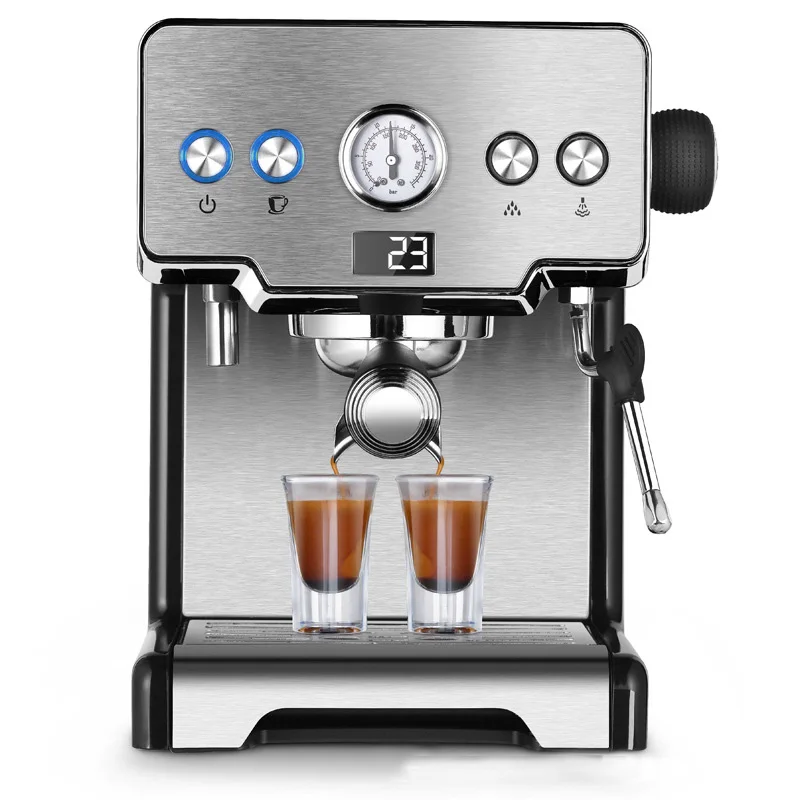 Customize Automatic Stainless Steel 1.7L Pressure Commerical Espress Coffee Maker Machine