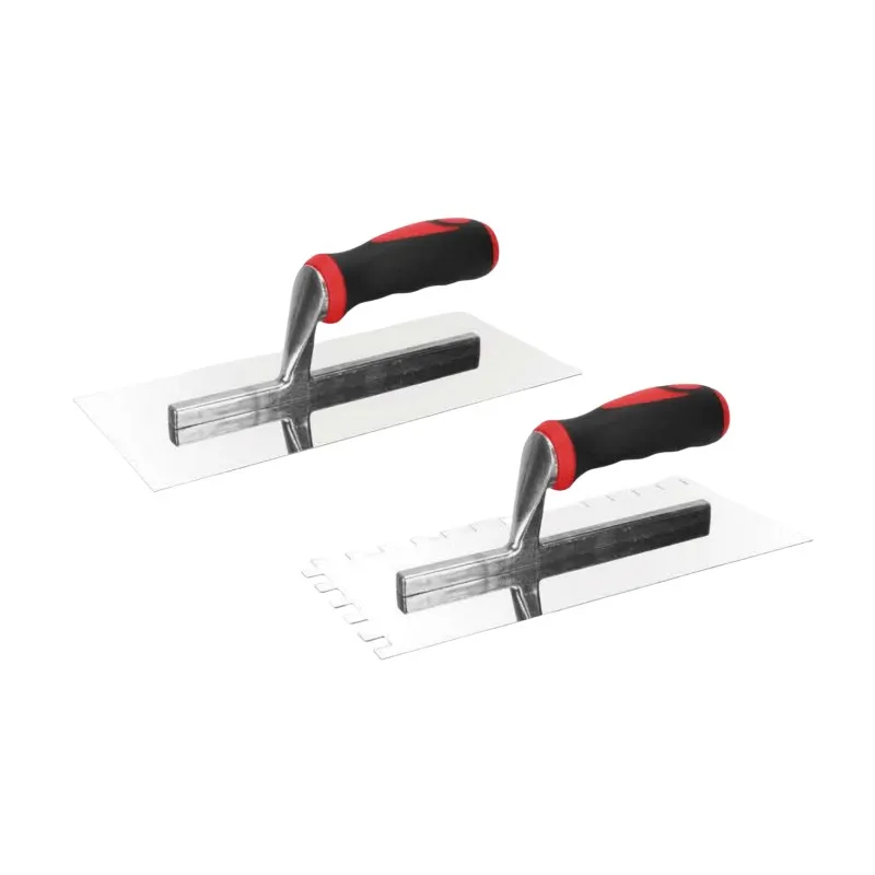 High Quality Durable Using Various Good Strong and Durable Use Smooth Serrated Blade Plaster Trowel With Rubber Handle