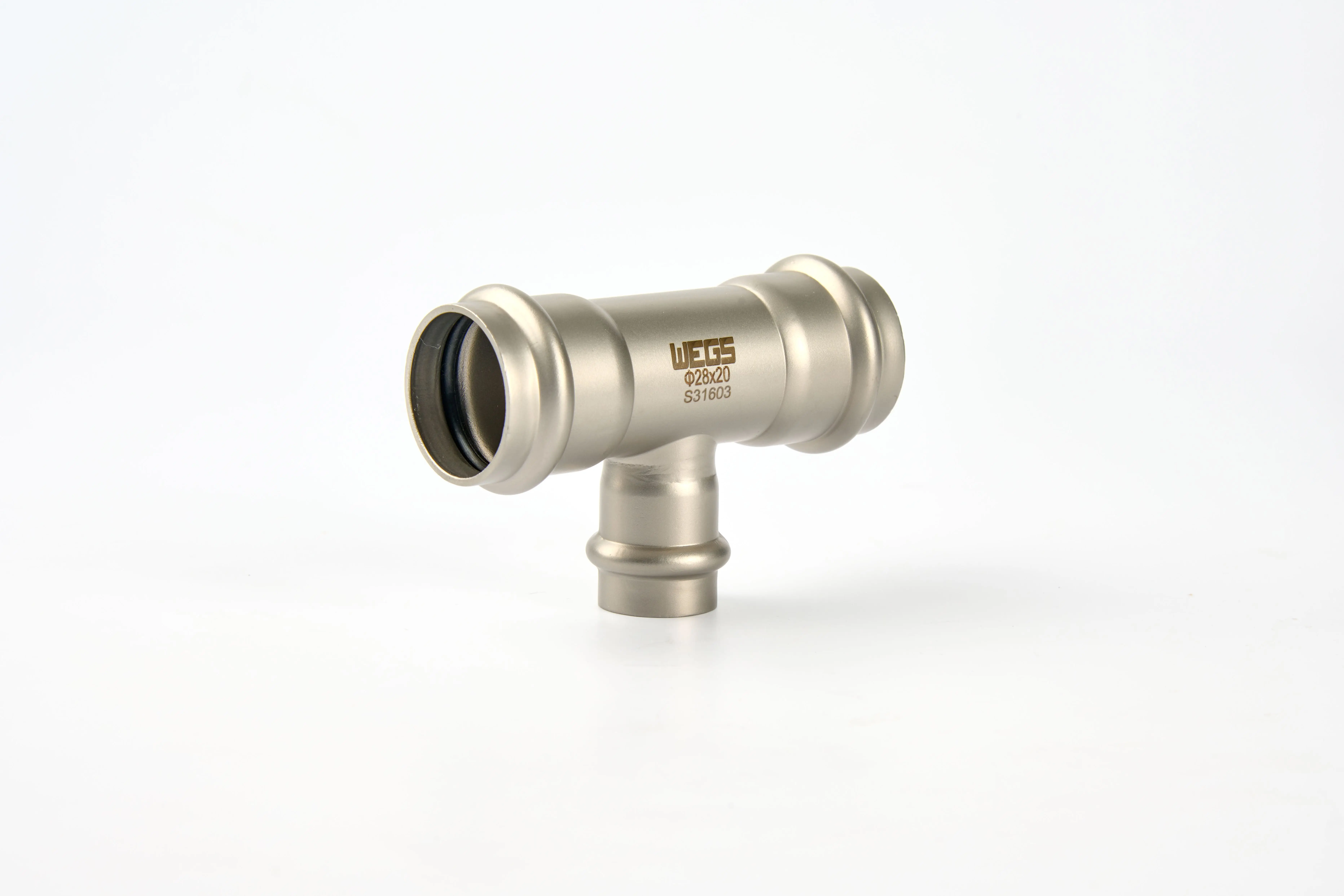 WEGS Stainless Steel pipe Fittings Tee Valve