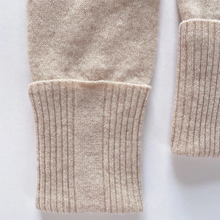 Professional Manufacture Promotion Price Winter Lined Cashmere Knit Gloved