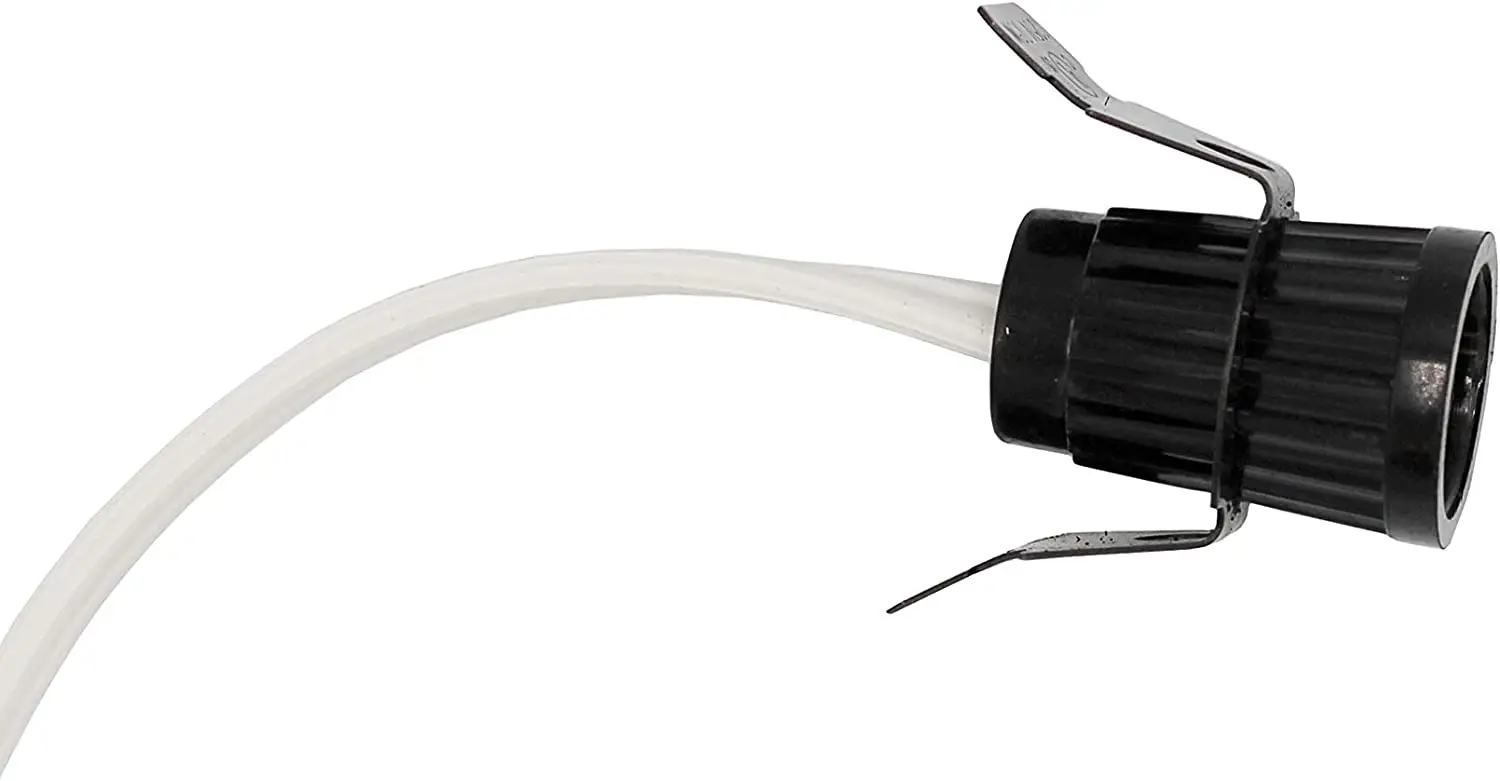 Lighting  Cord Set with Snap-In Pigtail Candelabra-Base Socket and Cord Switch