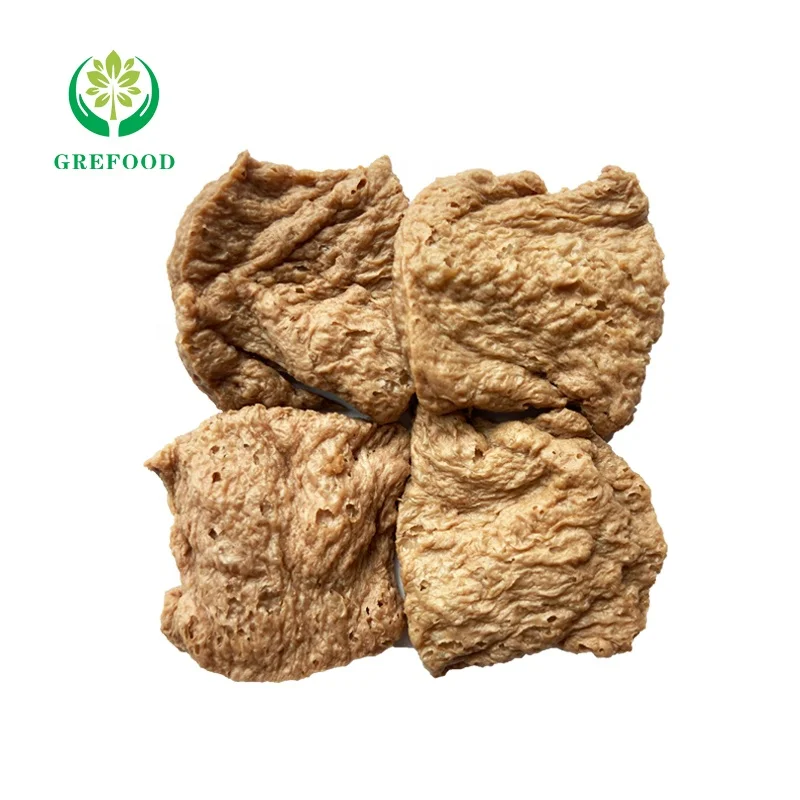 Grefood TVP high quality textured vegetable protein low fat textured soy protein Pork Substitutes HALAL food for vegetarians