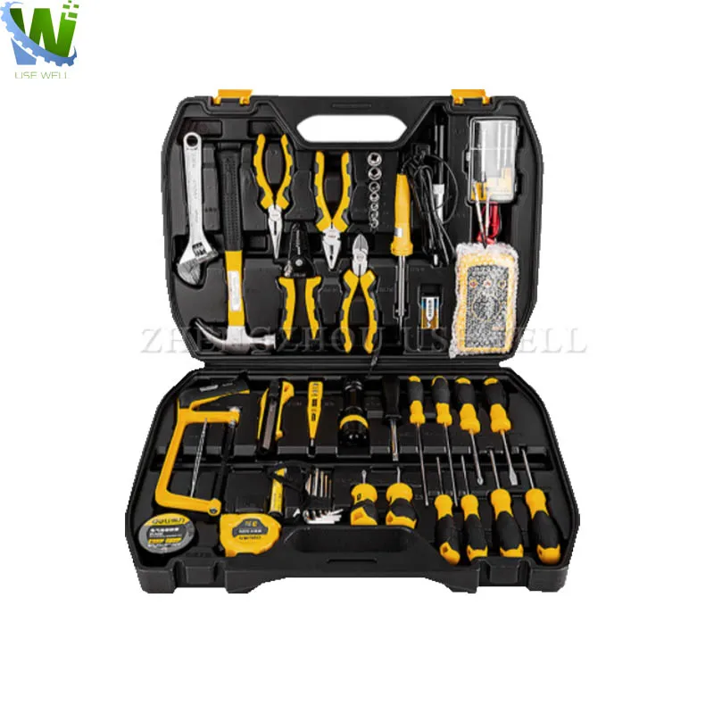 Electrical Power Engineering Maintenance Tools Sets Kit Electric Complete Drill Hand Tools Box for House and Electrical Work
