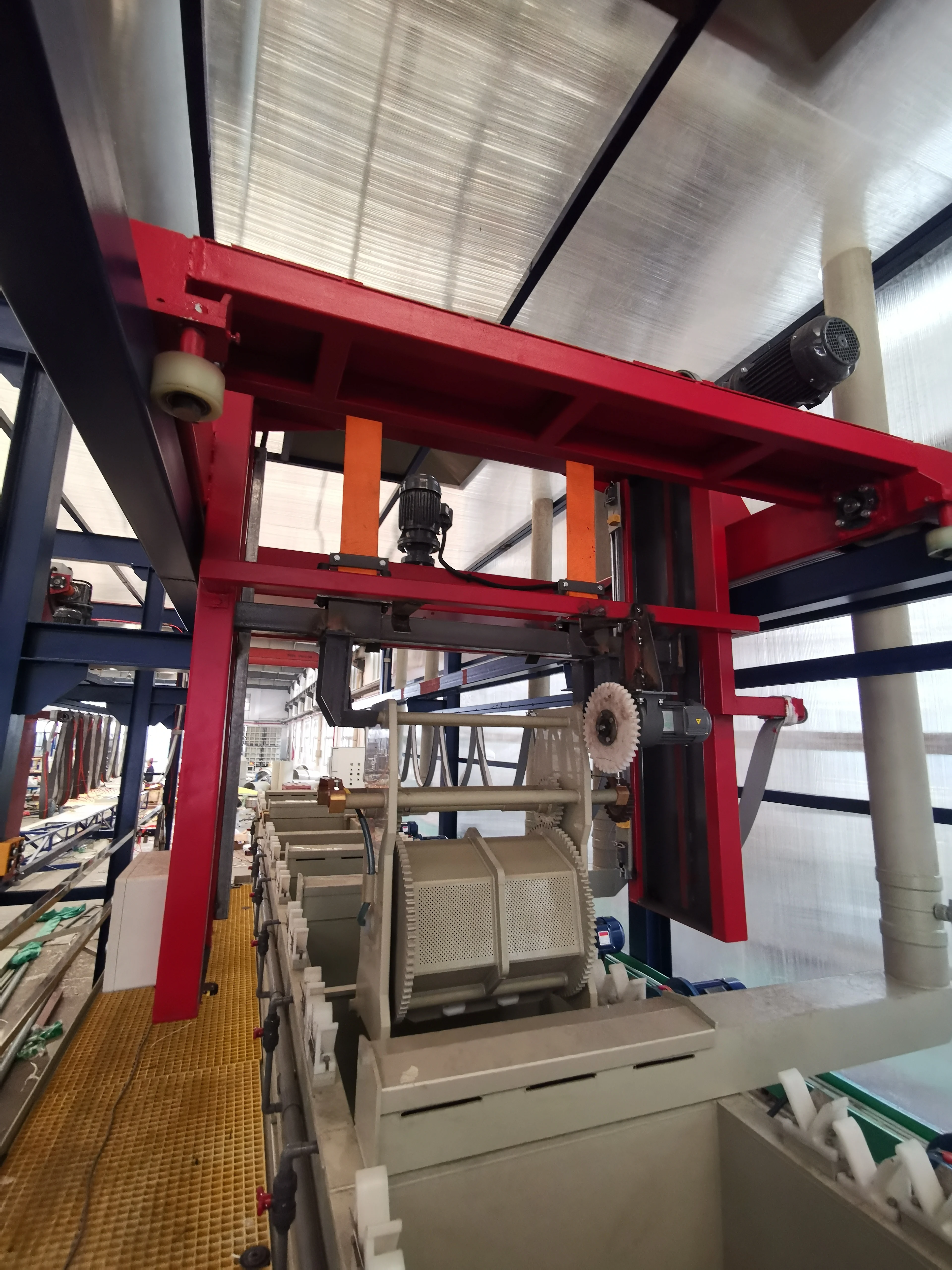 High quality production line Full automatic Intelligent copper hard chrome nickel chrome plating equipment for sale