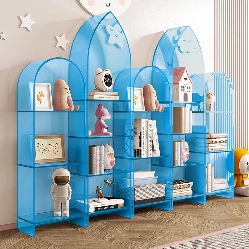Custom Book Shelf Modern Home Furniture Kid Bedroom Living Room Office Sets Children Bookcase Acrylic Bookshelf