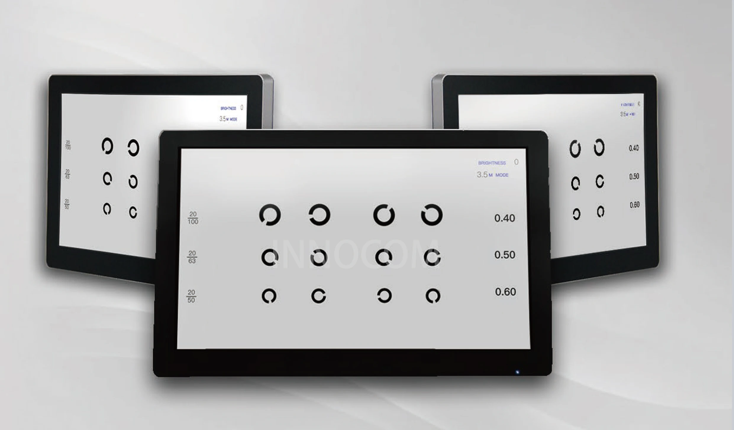 High-Performance Multi-Functional LCD Chart Projector Adjustable Distance for Eye Examination Metal Material