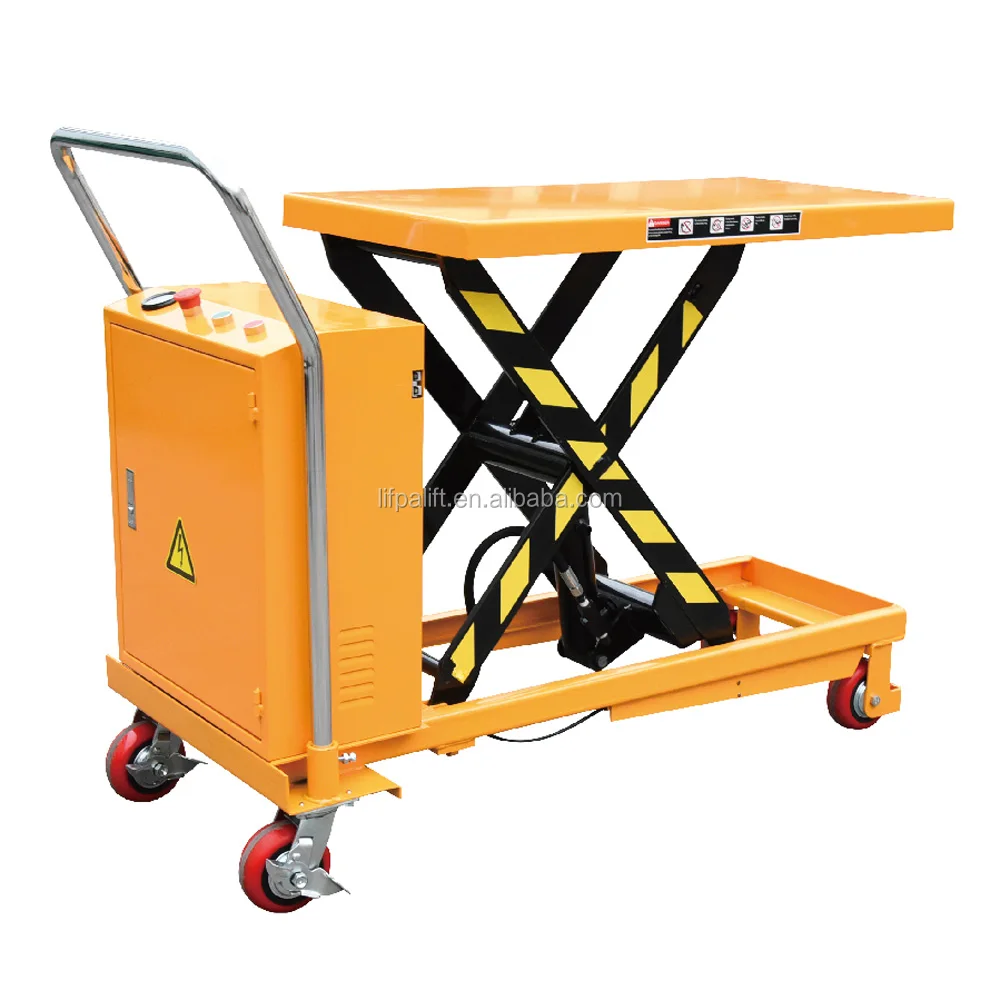 350kg Hand Hydraulic Double Scissor Lift Trolley
