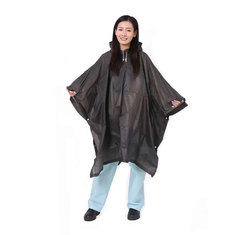 
High quality PEVA rain poncho for adults 