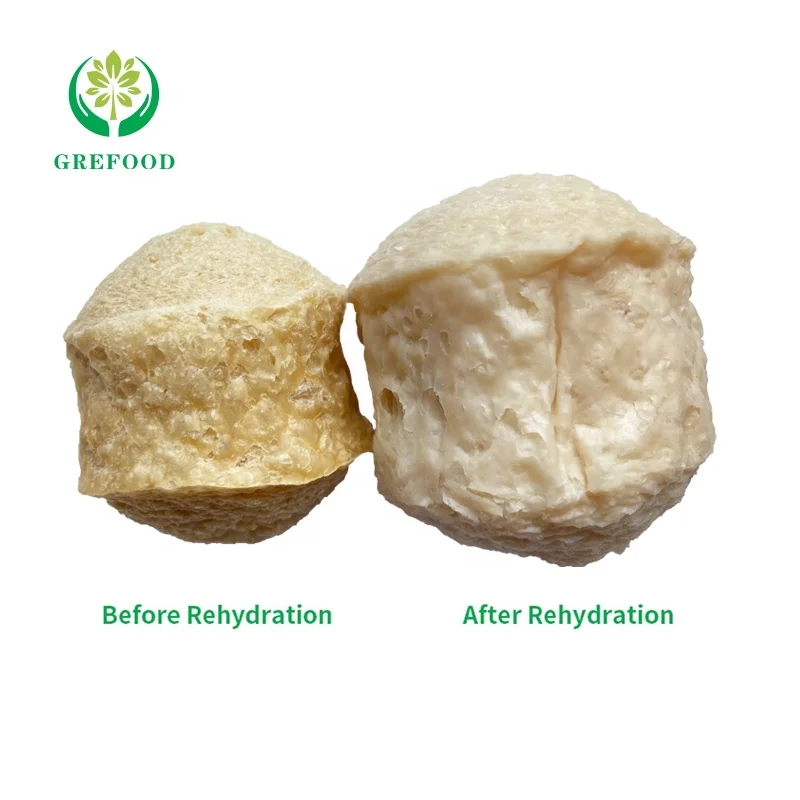 Snack ingredients supply soy protein Healthy soya meat MUI TVP low fat BBQ food high protein textured vegetable protein