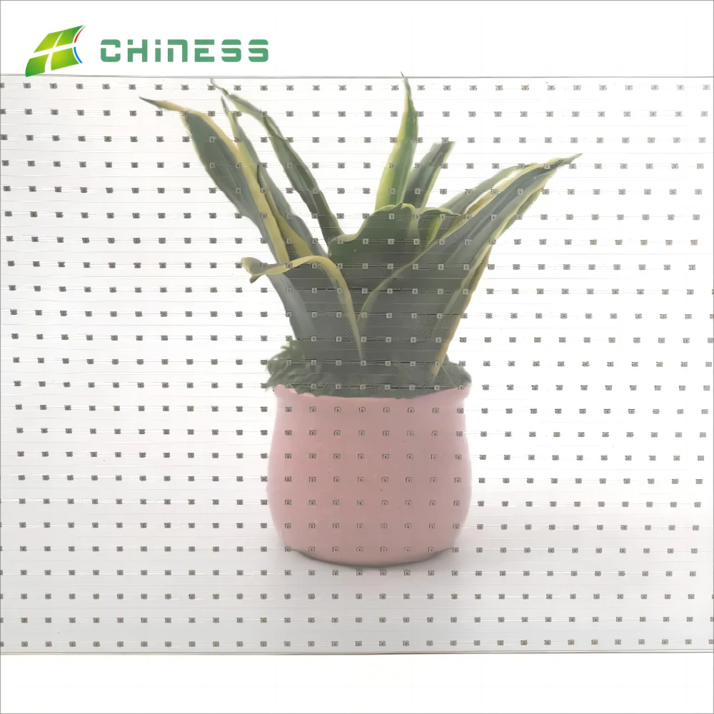 CNS-P-P10 Adhesive LED Panel Film Rollable Flexible Crystal Screen Display Transparent Glass Window