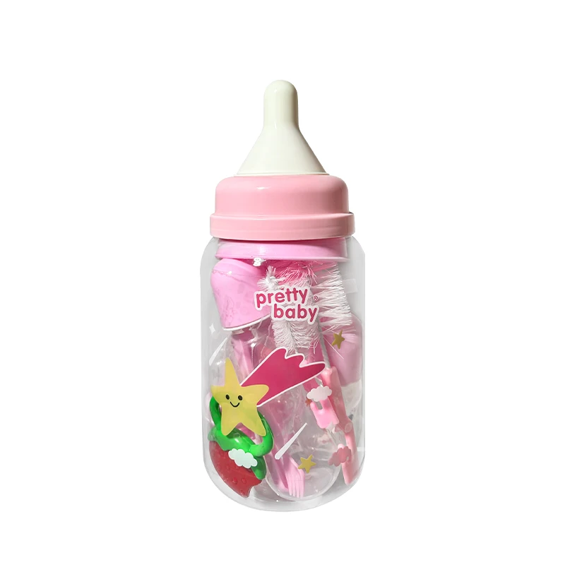 Factory High Quality newborn powder puff box BPA FREE Baby big Feeding Bottle Set Baby Products gift box baby