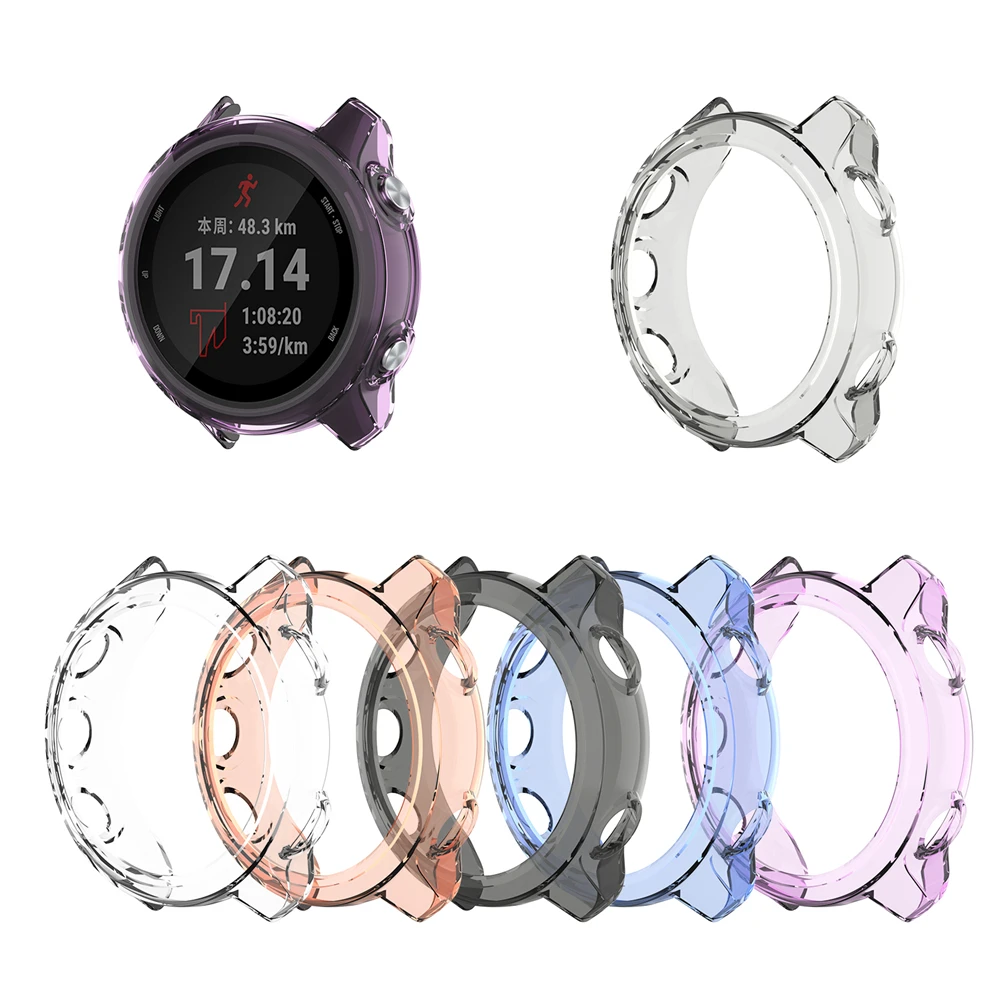 High quality TPU Protective Case Protection Cover Shell for Garmin Forerunner 245/245M Smart Watch