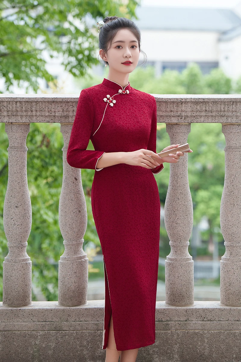 Chinese Factory Price cheongsam dress  chinese traditional cheongsam dress