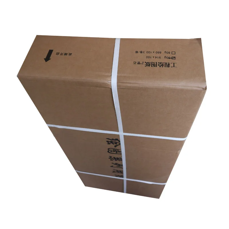 A0 A1 A2 SIZE White Bond Cad Plotter Paper Roll For For HP Designjet Plotter Strong Stiffness