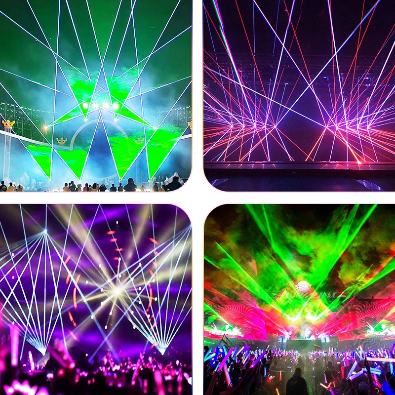 HiLtte 2025 Factory Price mini IP65 40W High Power Custom party lights disco laser light for Night Club dj