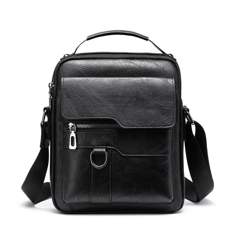 Customized Large Pu Messenger Bag Crossbody Vintage Leather Handbags Shoulder for