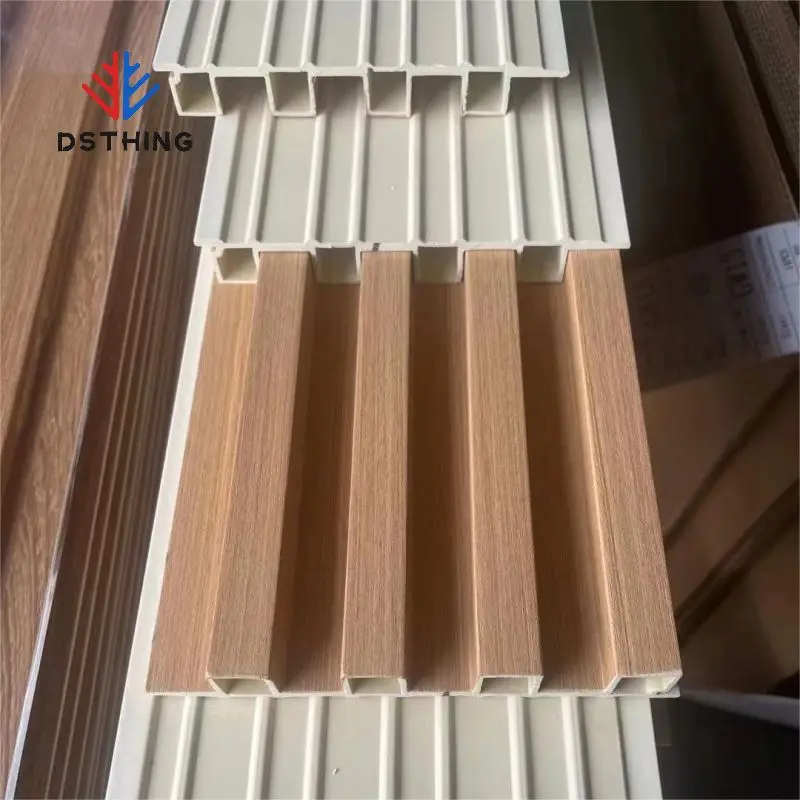 Wall Panel Hollow Interior Wood Plastic Composite Wall Cladding WPC Wall Panel