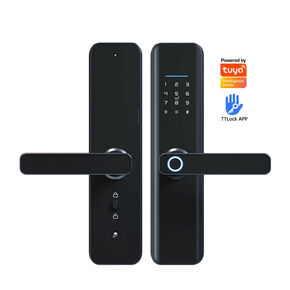 Дверной смарт-замок X6, электронный Wi-Fi замок с Биометрическим отпечатком пальца, с поддержкой Wi-Fi