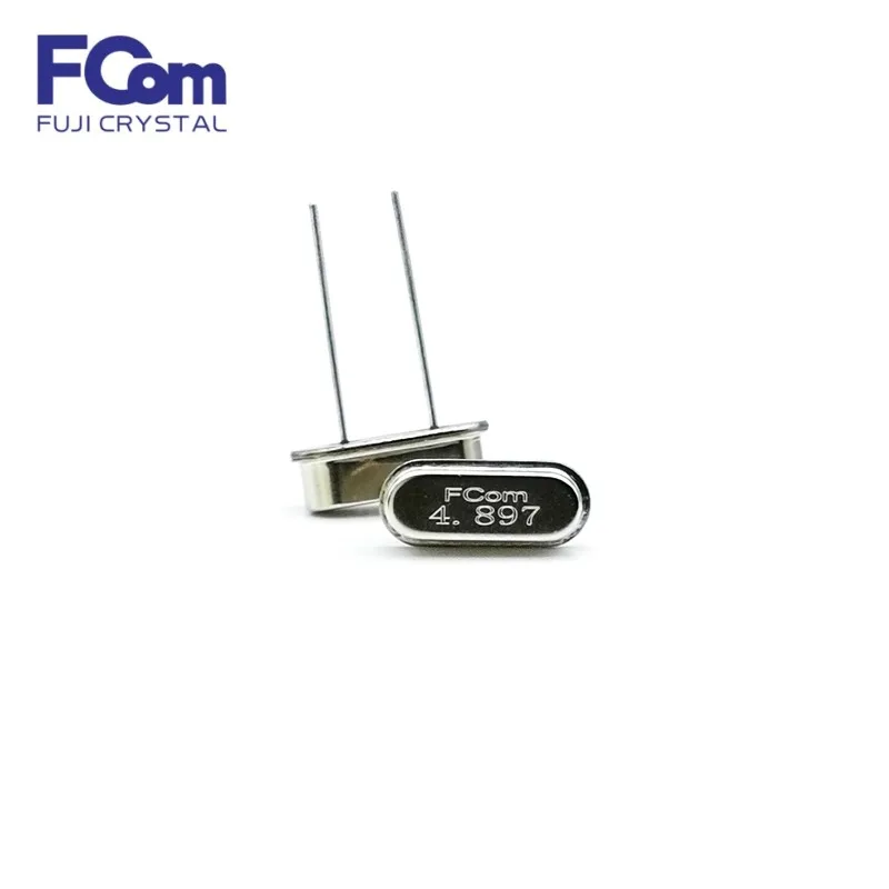 FCom 49s hc49us 4 897 МГц 20pF 20ppm многоволновый генератор 2-контактный 3-500z кварцевый кристаллический