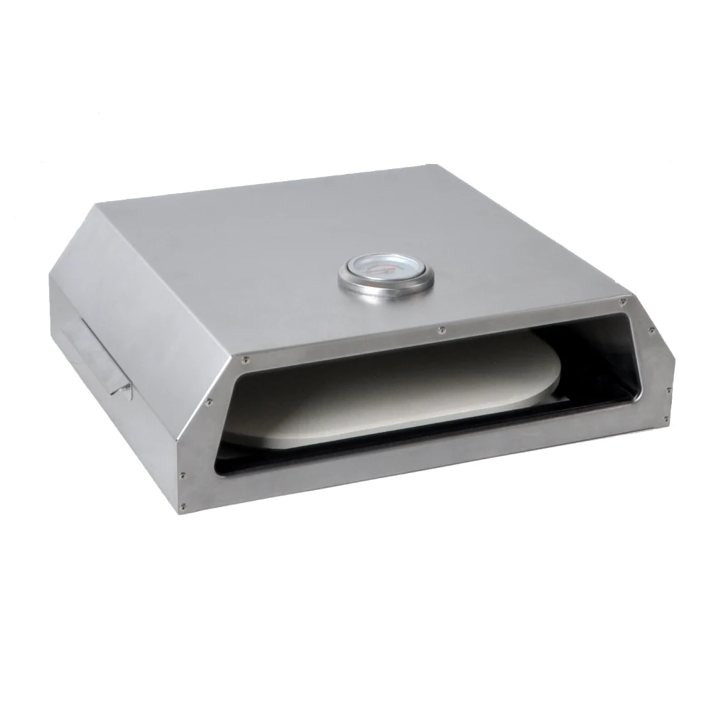 SEJR Portable Stainless Steel Outdoor Camping Charcoal Gas Grill Wood Fired Pizza Oven Box