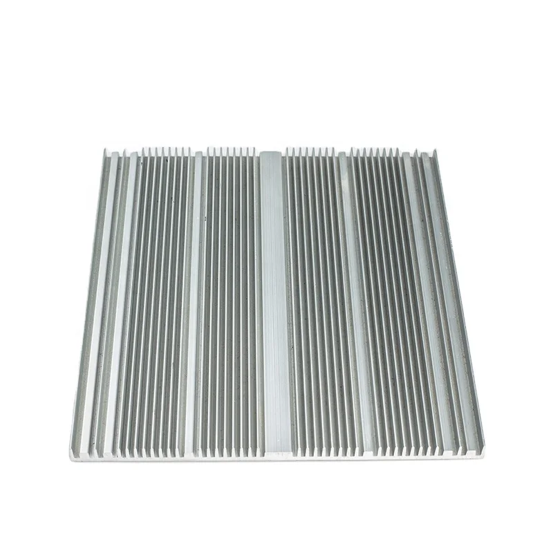 Индивидуальные Промышленные экструдированные алюминиевые профили, китайский завод, цветной анодированный радиатор 200 мм