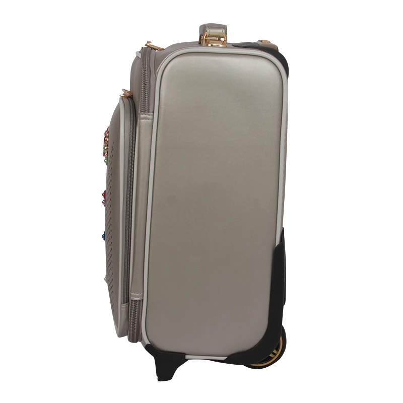 soft oxford Luggage skd 12 pcs ckd pp hard semi-finishe travel luggage sets 3 pieces trolley suitcase set carry on luggage