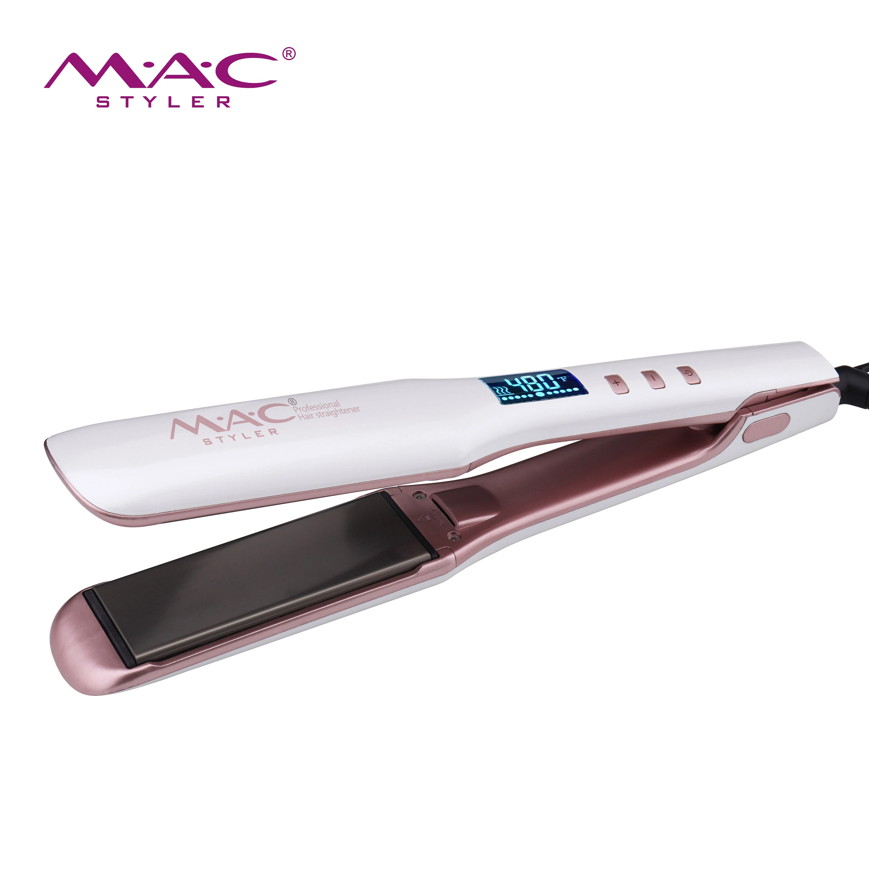 Wholesale Profesional Lcd Display Hair Flat Iron Plancha De Cabello Profesional Custom Titanium Hair Straightener