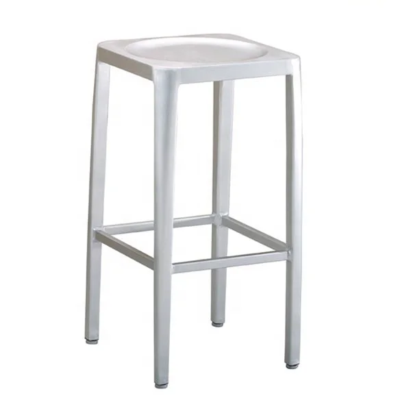 wire bar table and stools Pub restaurant cafe High Top bar stool Bistro Brushed Metal bar chair aluminum chair and table
