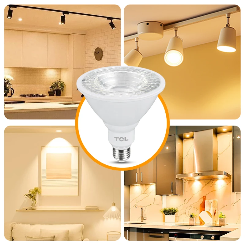 TCL High quality par30 12W led light bulbs,E27 base, ac220-240v,3000k-6500k cct, 960LM led bulbs