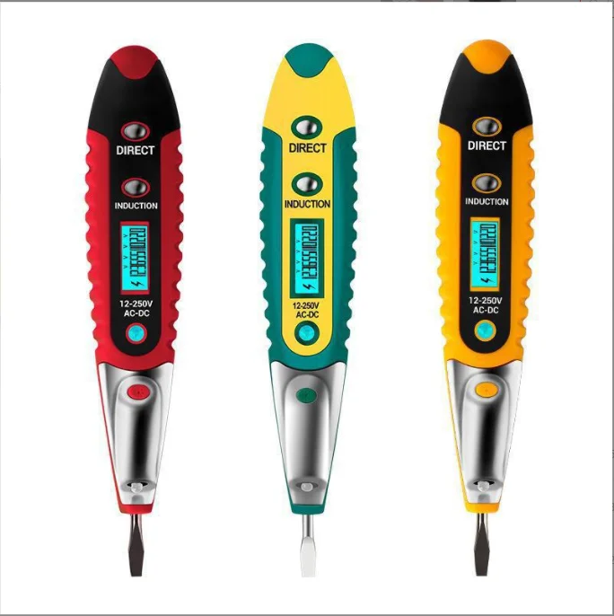 Новый цифровой 12V-240V AC DC напряжение детекторы бесконтактный Тестер ручка метр тестер вольт электрический тест AC/DC напряжения