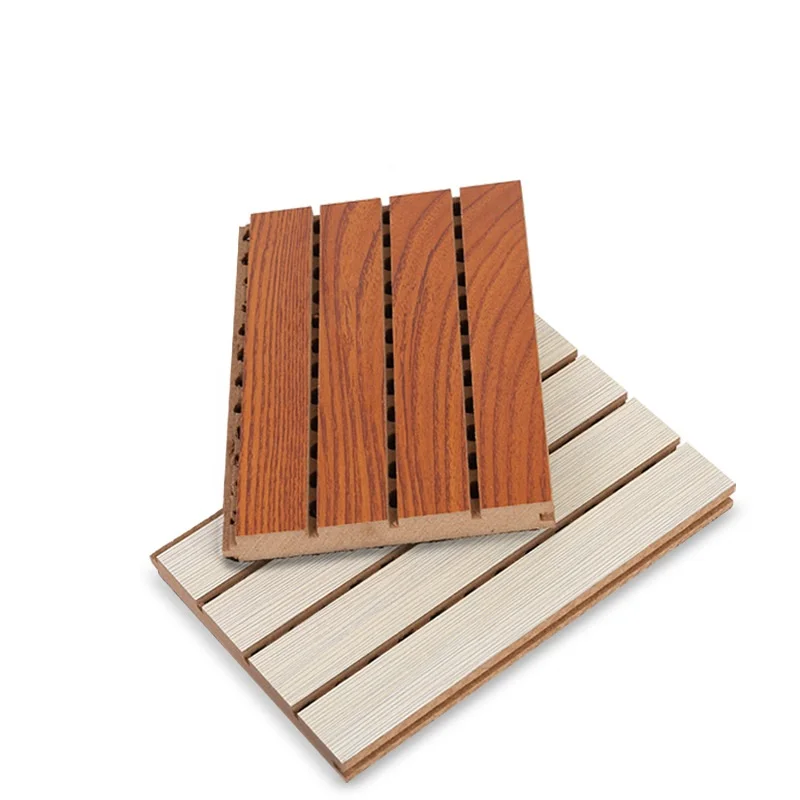 
18mm High Density Acoustic Wall Panel Decorative Wooden Soundproof Wall Timber Acoustic Board 