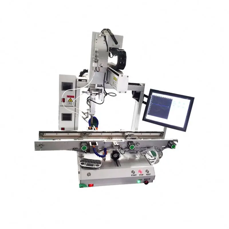 Full automatic production line soldering machine with line with PC