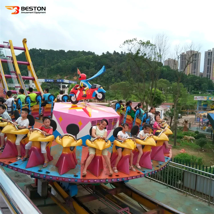 Tourist Attraction Theme Park Equipment Kids Amusement Ride Spinning UFO Roller Coaster Rides