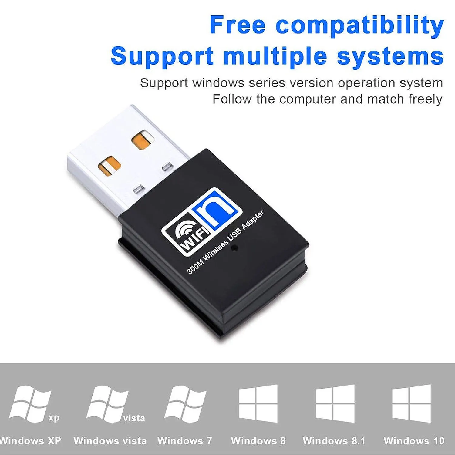 Pixlink 300Mbps WIFI Adapters Wireless Network Card Mini USB WiFi Adapter LAN Wi-Fi Receiver Dongle Antenna 802.11 b/g/n for PC Windows