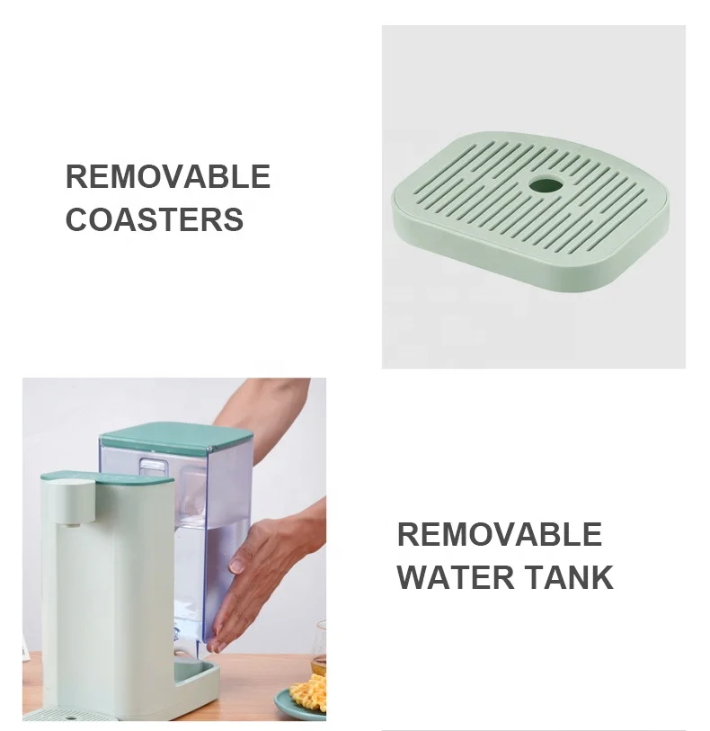 Countertop Ultra-filtration Water Filter Dispenser 5 Mode System Instant Hot LED Smart Small Water Purifier for Home Kitchen OEM