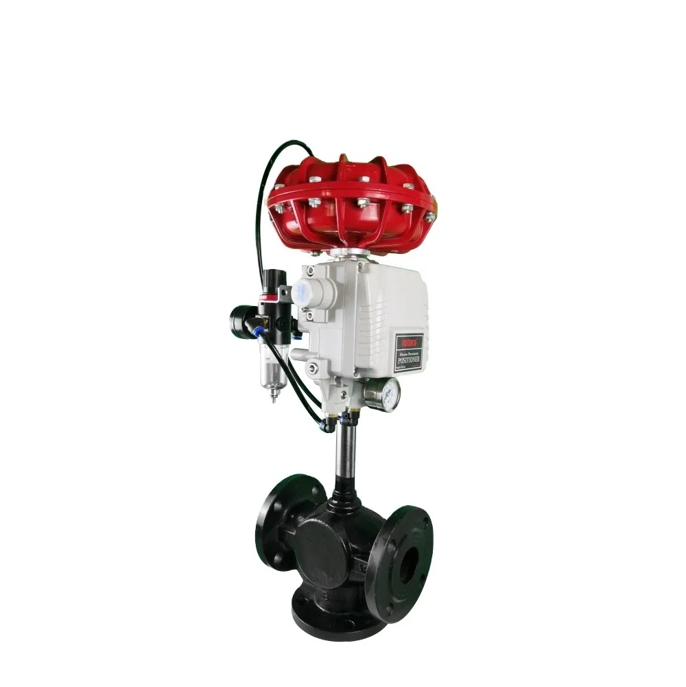 DN150 Pneumatic Actuator Heat Transfer Oil Control Proportional Flow Valve