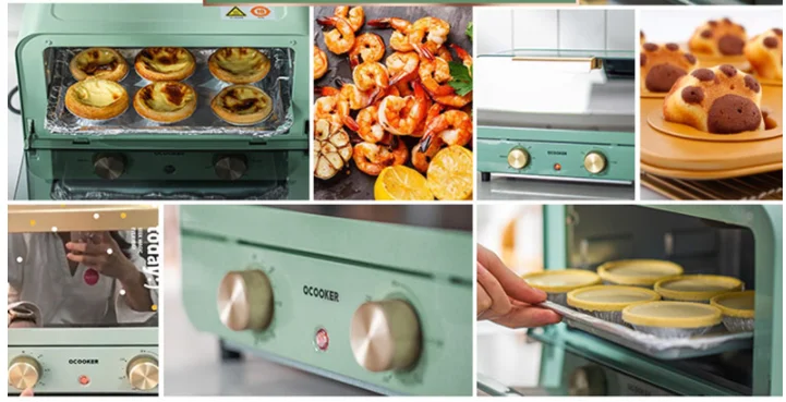  Kitchen Appliance Portable Hot Air Microwave Rapid Speed Pizza Electric Oven Mini 12L Bakery Drying Toaster