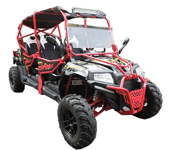 Fangpower 400CC 4 seat utility vehicle quadriciclo 4X4 buggy electric start militer utv