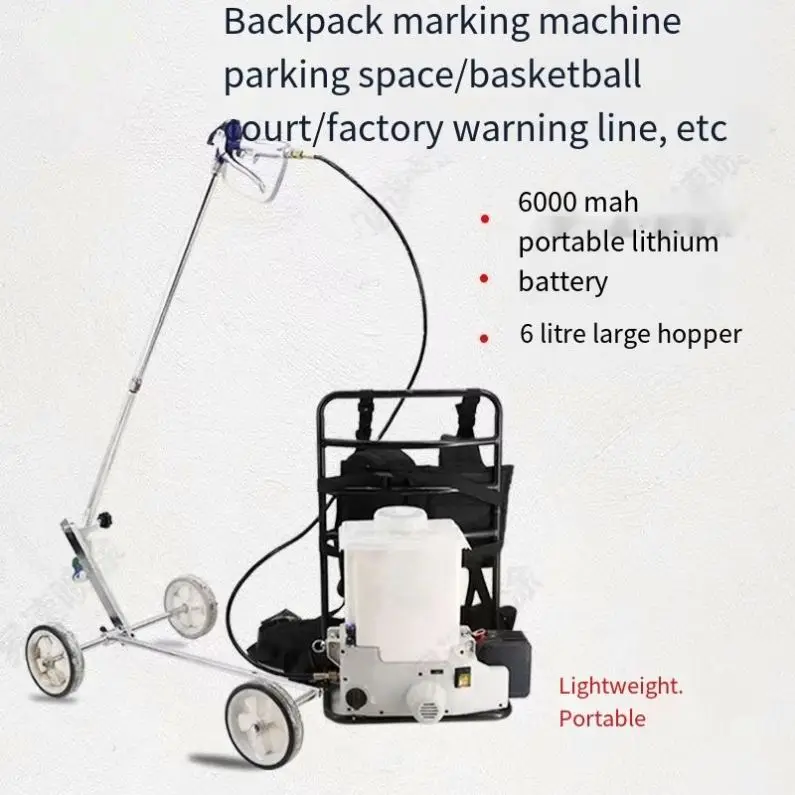 2024 new Parking lot striping machine hand-pushed paint road marking machine FHX-26