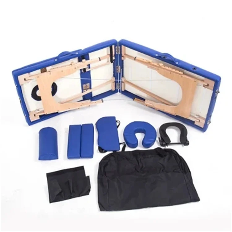 2022most preferential  Wholesale Adjustable Aluminum Spa Bed Portable Facial Salon Tattoo Table