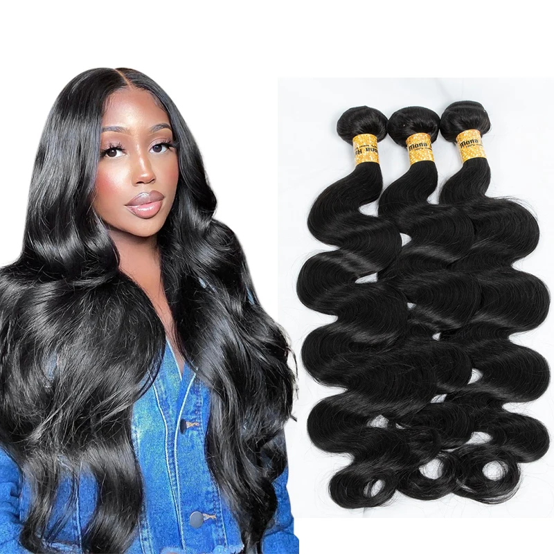 100% Human Cambodian Hair Vendor Wholesale Cuticle Aligned Hair Weave Natural Color Unprocessed Raw Virgin Hair Bundles