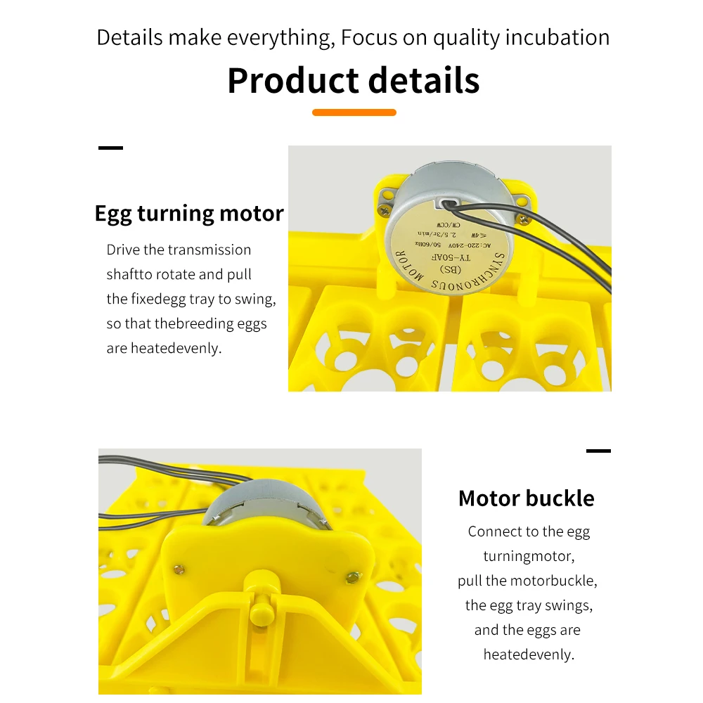 Wholesale 16 Chicken Eggs Quail Bird Goose Pigeon Duck Parrot Farm Poultry with Motor Automatic Egg Incubators