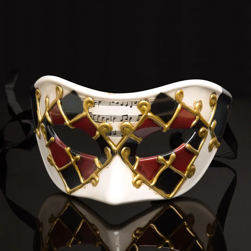 Creative Painted masks Halloween Party masks Upscale Venetian male and female performance masks